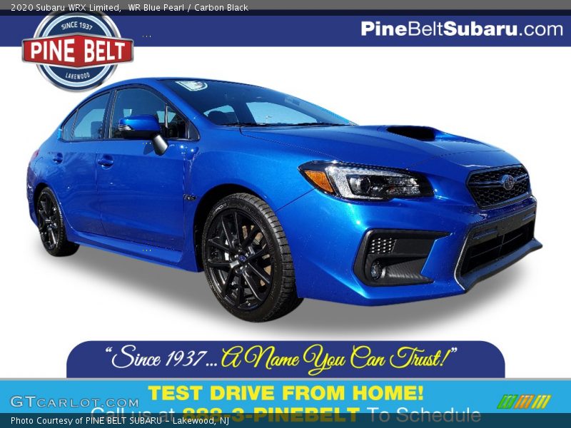 WR Blue Pearl / Carbon Black 2020 Subaru WRX Limited