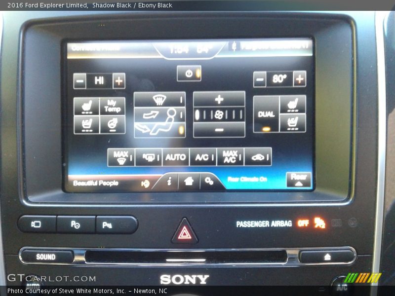 Shadow Black / Ebony Black 2016 Ford Explorer Limited