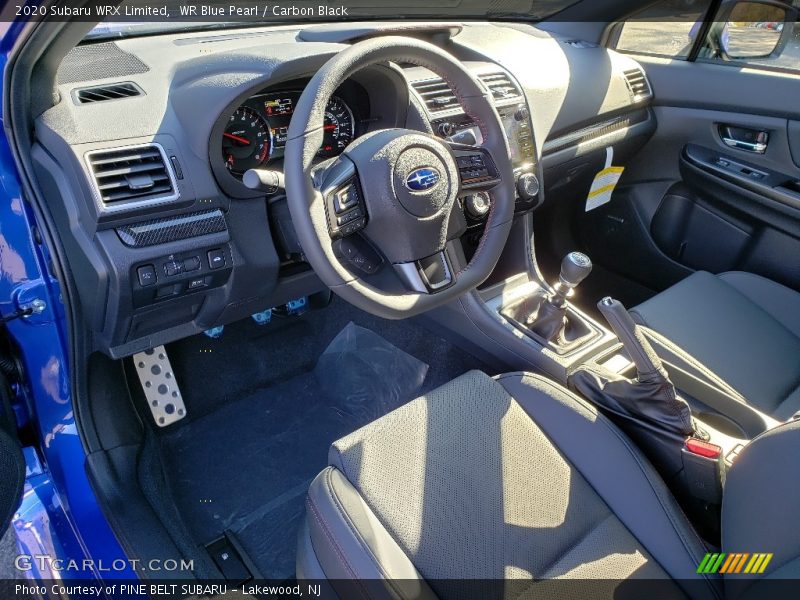 Front Seat of 2020 WRX Limited