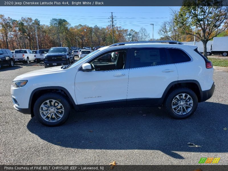 Bright White / Black 2020 Jeep Cherokee Latitude Plus 4x4