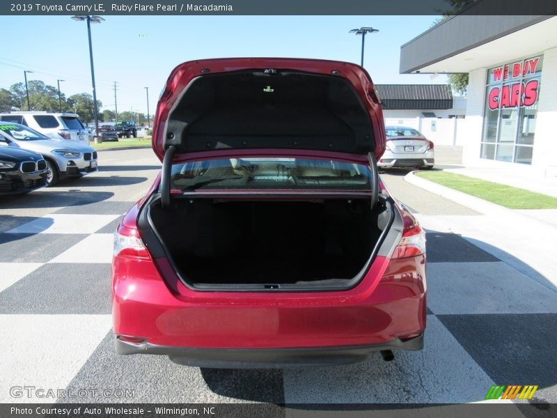 Ruby Flare Pearl / Macadamia 2019 Toyota Camry LE