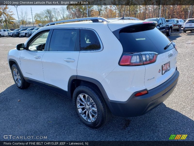 Bright White / Black 2020 Jeep Cherokee Latitude Plus 4x4