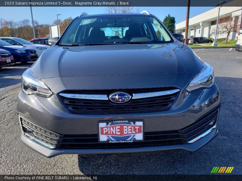 Magnetite Gray Metallic / Black 2020 Subaru Impreza Limited 5-Door