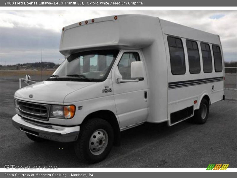 Oxford White / Medium Graphite 2000 Ford E Series Cutaway E450 Transit Bus