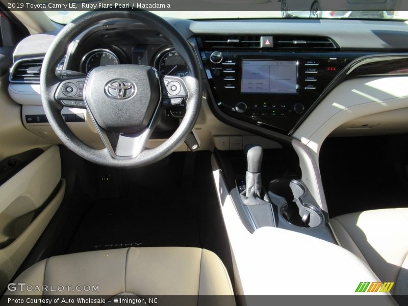 Ruby Flare Pearl / Macadamia 2019 Toyota Camry LE