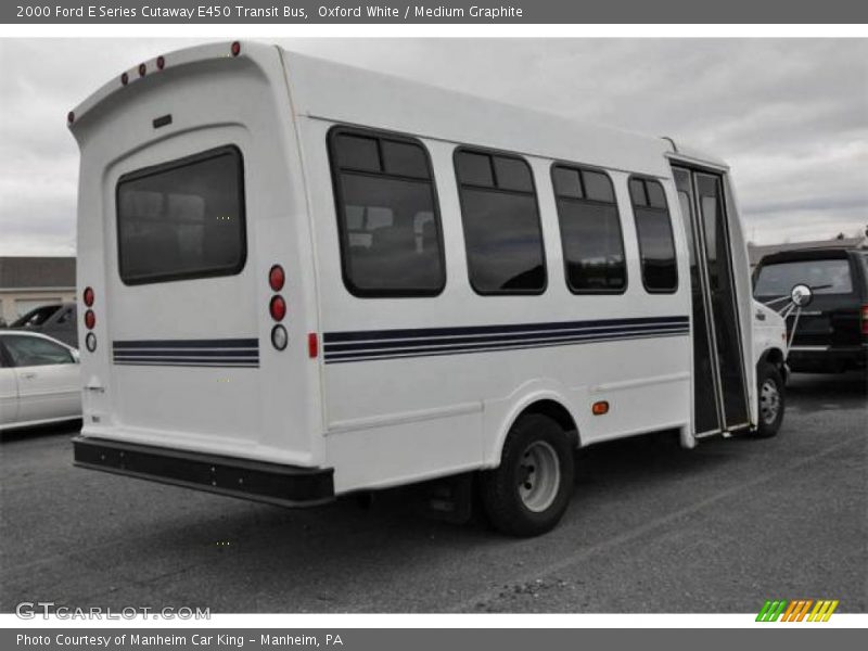 Oxford White / Medium Graphite 2000 Ford E Series Cutaway E450 Transit Bus
