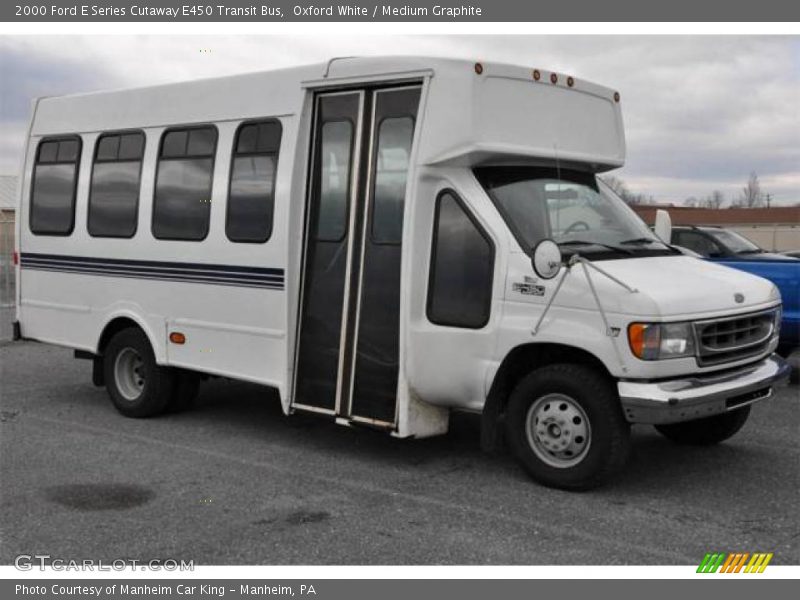 Oxford White / Medium Graphite 2000 Ford E Series Cutaway E450 Transit Bus