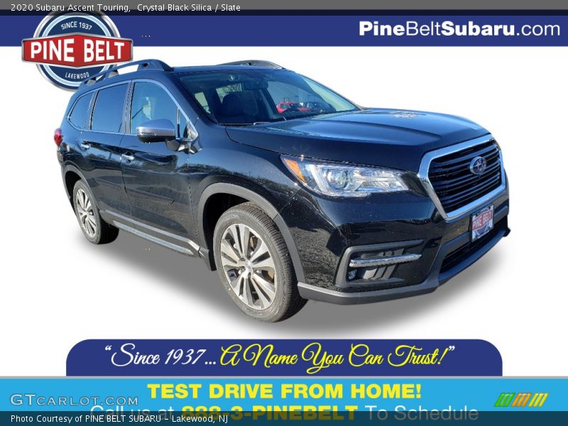 Crystal Black Silica / Slate 2020 Subaru Ascent Touring