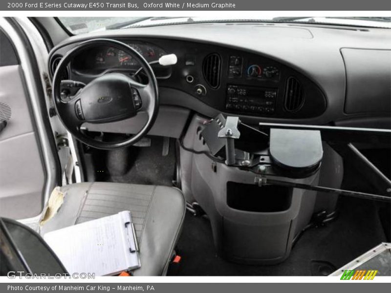 Oxford White / Medium Graphite 2000 Ford E Series Cutaway E450 Transit Bus