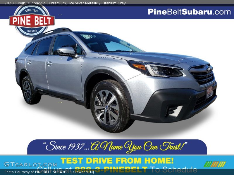 Ice Silver Metallic / Titanium Gray 2020 Subaru Outback 2.5i Premium