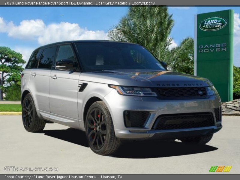 Eiger Gray Metallic / Ebony/Ebony 2020 Land Rover Range Rover Sport HSE Dynamic