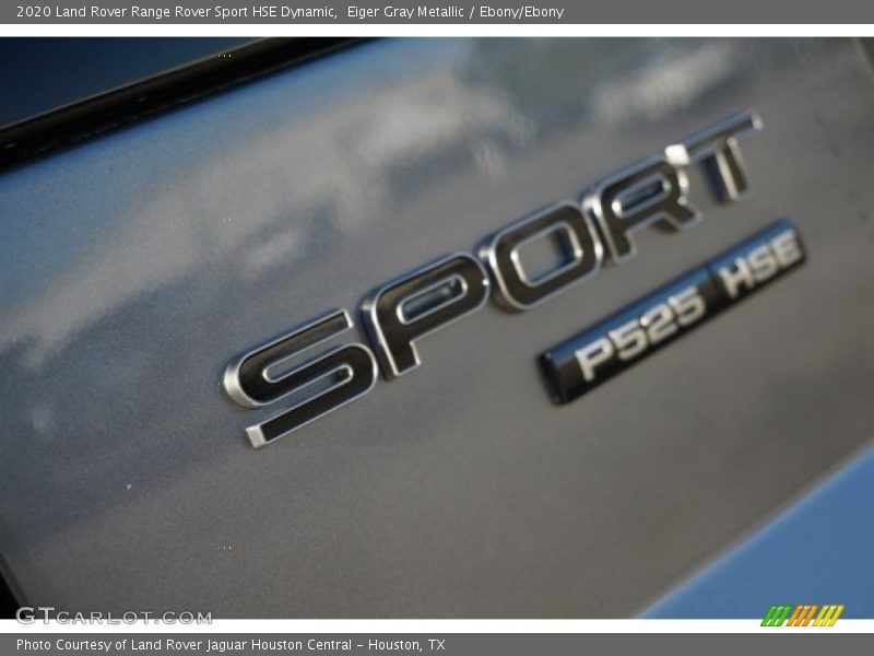 Eiger Gray Metallic / Ebony/Ebony 2020 Land Rover Range Rover Sport HSE Dynamic