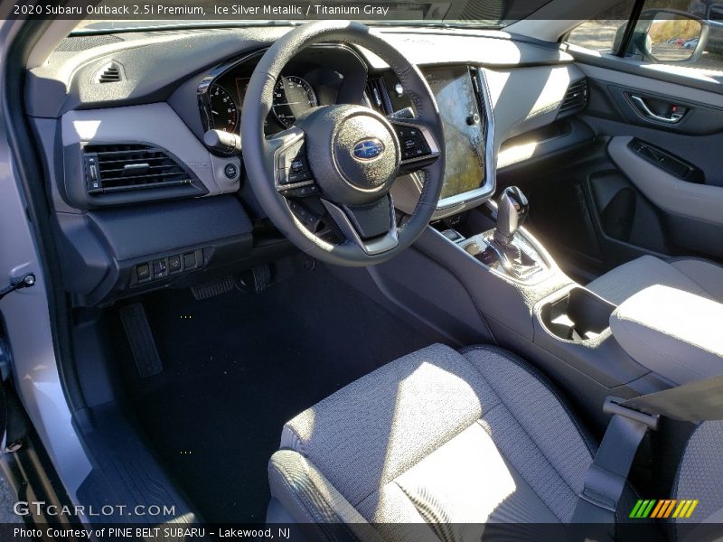 Ice Silver Metallic / Titanium Gray 2020 Subaru Outback 2.5i Premium
