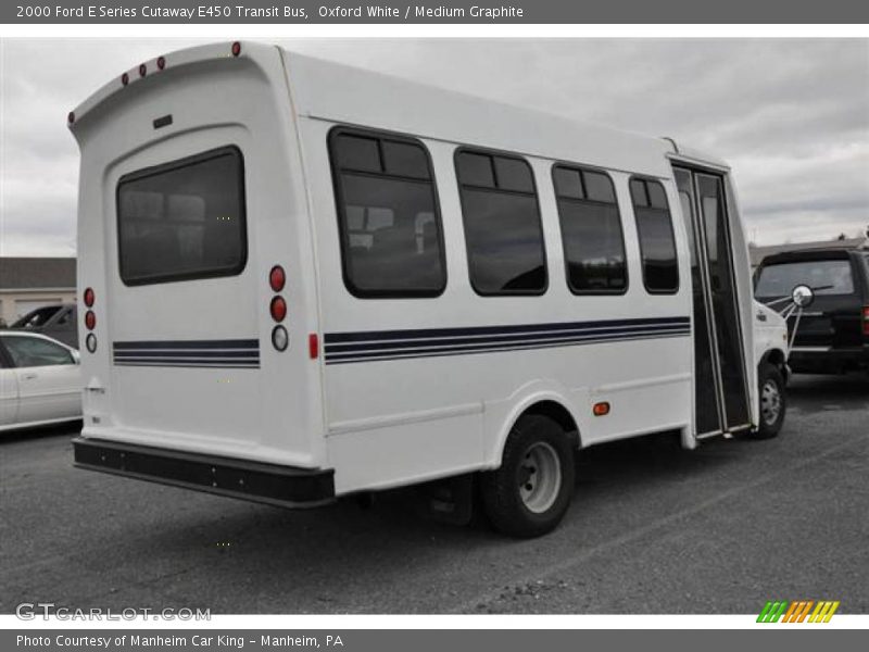 Oxford White / Medium Graphite 2000 Ford E Series Cutaway E450 Transit Bus