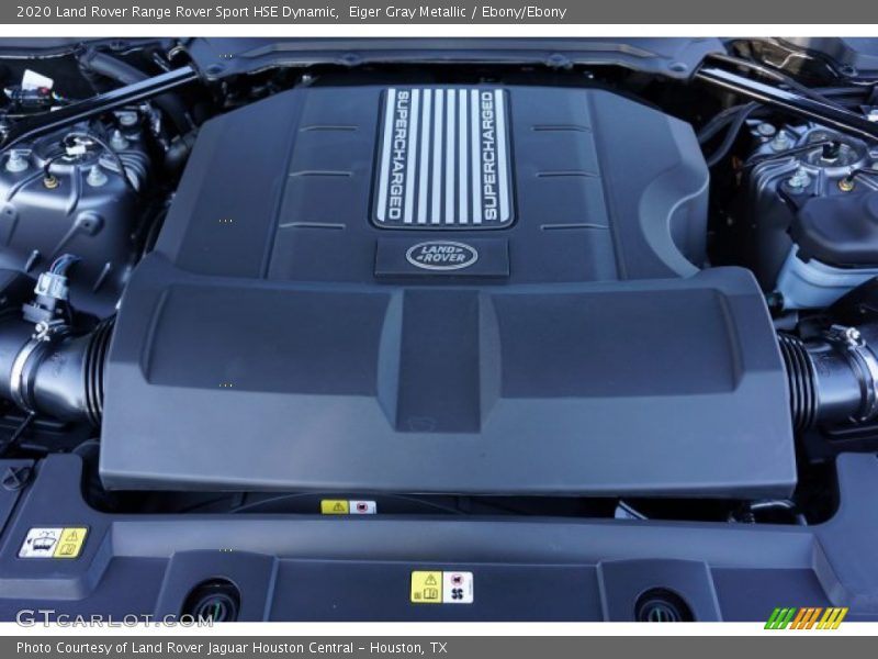 Eiger Gray Metallic / Ebony/Ebony 2020 Land Rover Range Rover Sport HSE Dynamic