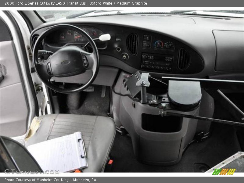 Oxford White / Medium Graphite 2000 Ford E Series Cutaway E450 Transit Bus