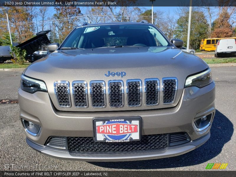 Light Brownstone Pearl / Black 2020 Jeep Cherokee Limited 4x4