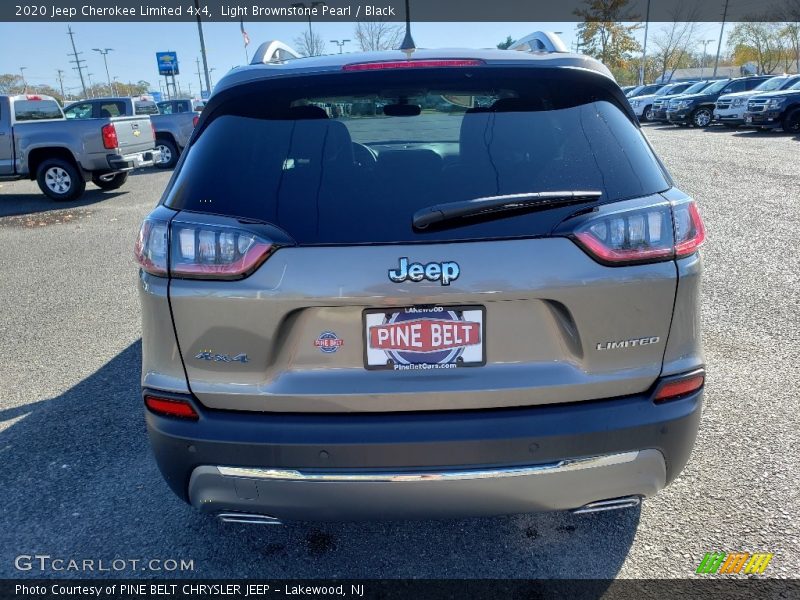 Light Brownstone Pearl / Black 2020 Jeep Cherokee Limited 4x4