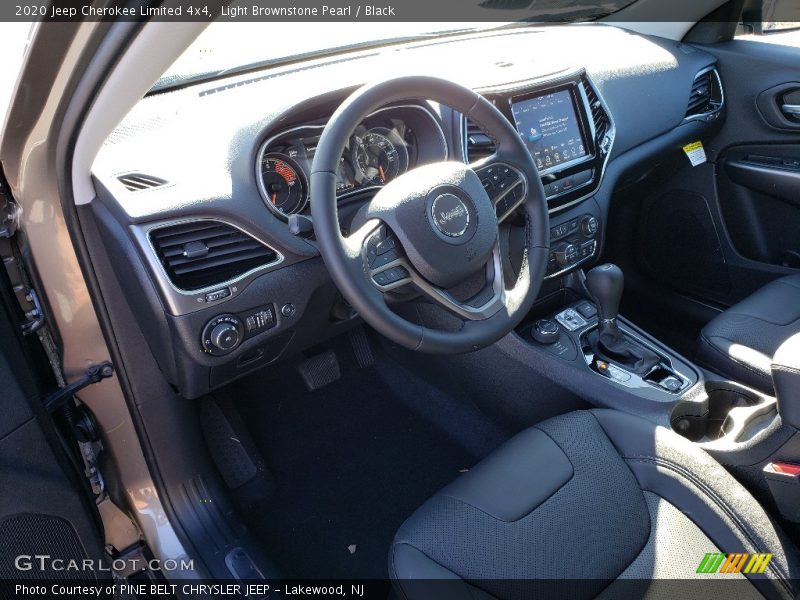 Light Brownstone Pearl / Black 2020 Jeep Cherokee Limited 4x4