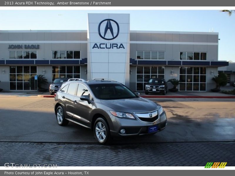 Amber Brownstone / Parchment 2013 Acura RDX Technology