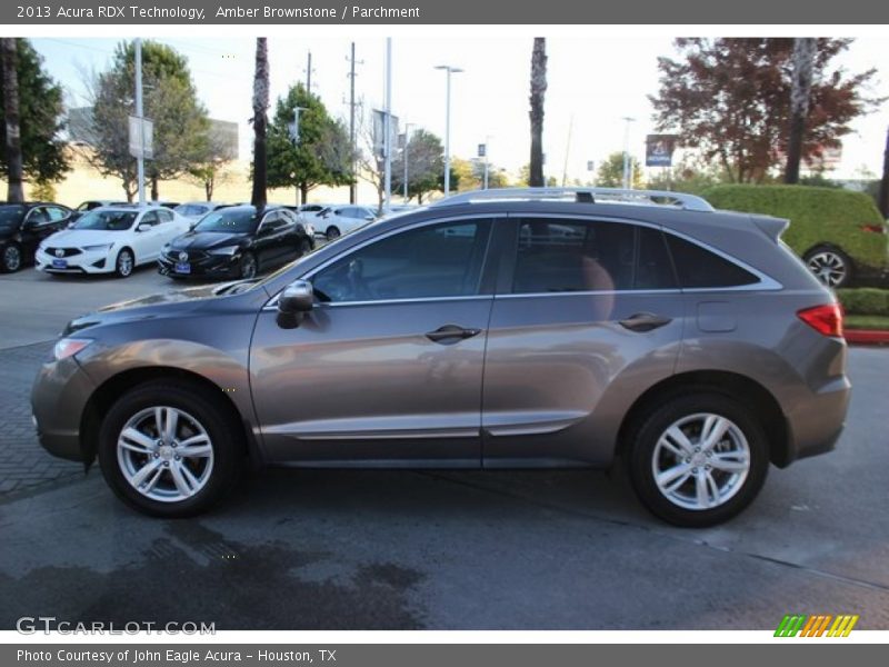 Amber Brownstone / Parchment 2013 Acura RDX Technology