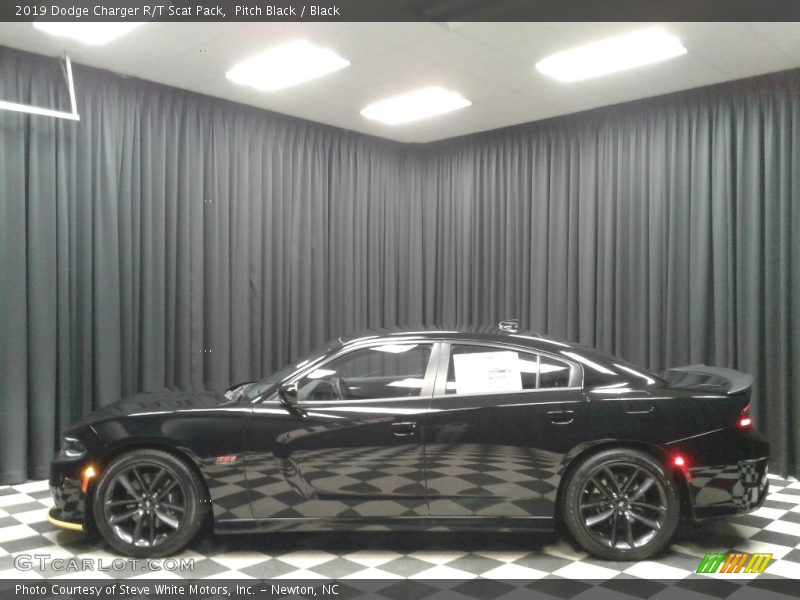 Pitch Black / Black 2019 Dodge Charger R/T Scat Pack