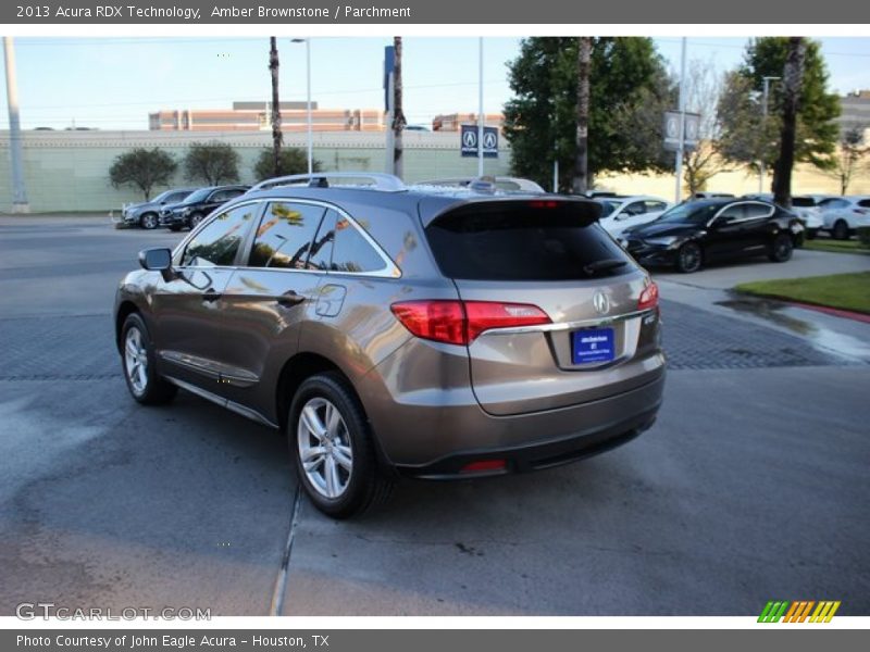 Amber Brownstone / Parchment 2013 Acura RDX Technology