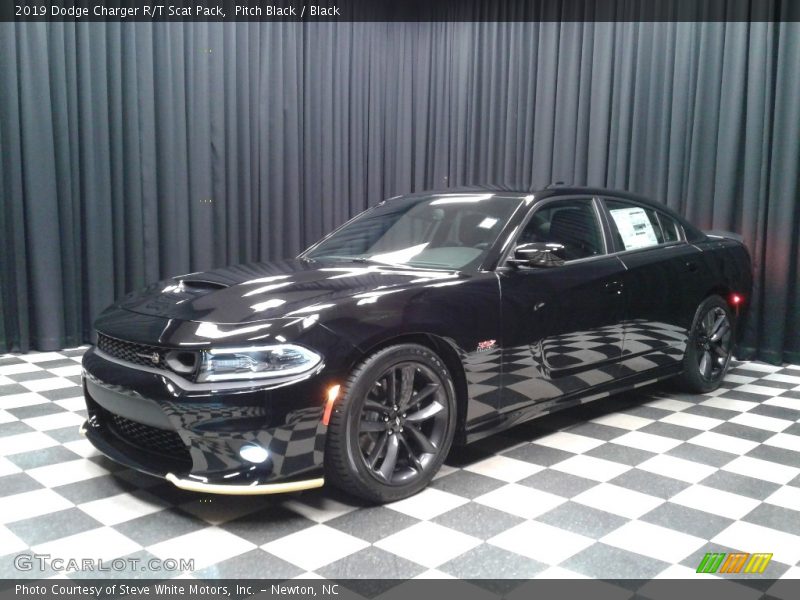 Pitch Black / Black 2019 Dodge Charger R/T Scat Pack