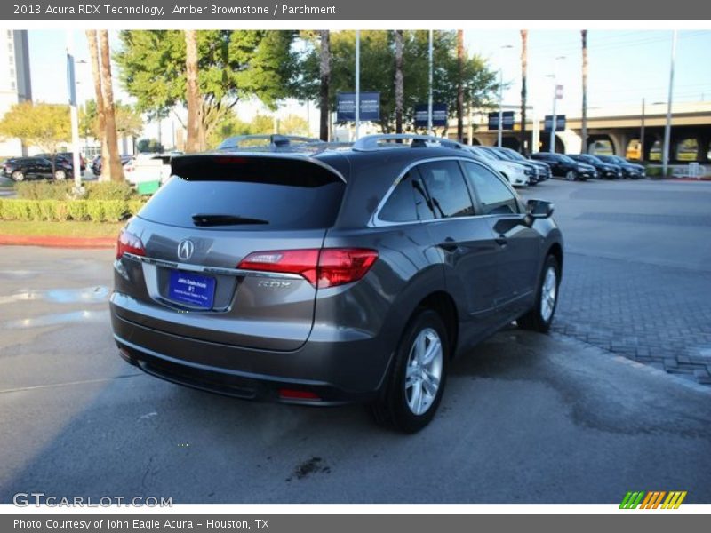 Amber Brownstone / Parchment 2013 Acura RDX Technology