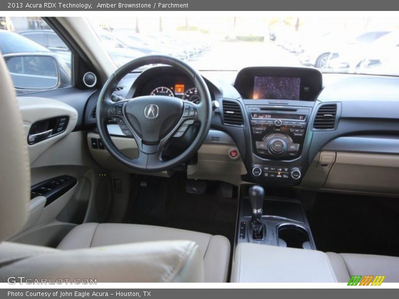 Amber Brownstone / Parchment 2013 Acura RDX Technology