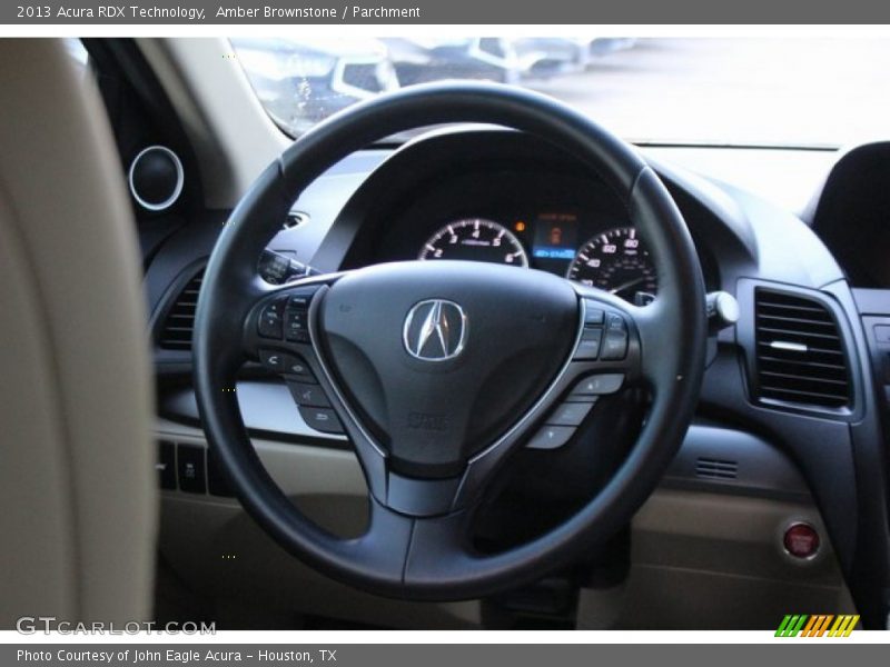 Amber Brownstone / Parchment 2013 Acura RDX Technology