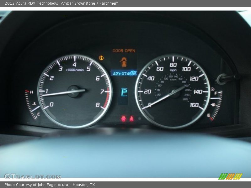 Amber Brownstone / Parchment 2013 Acura RDX Technology