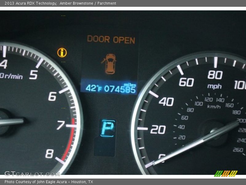 Amber Brownstone / Parchment 2013 Acura RDX Technology