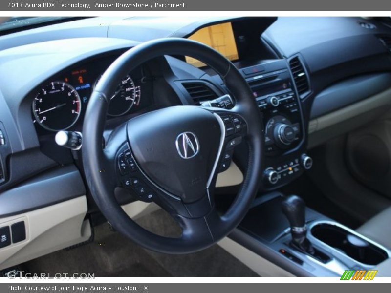 Amber Brownstone / Parchment 2013 Acura RDX Technology