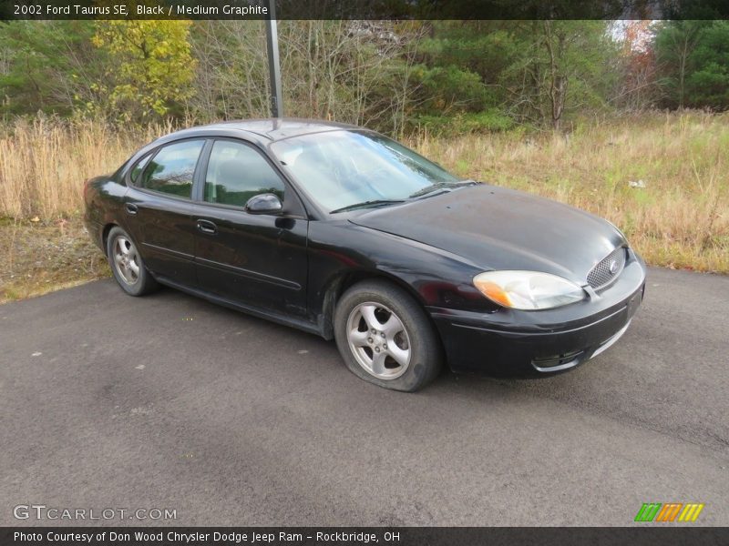 Black / Medium Graphite 2002 Ford Taurus SE