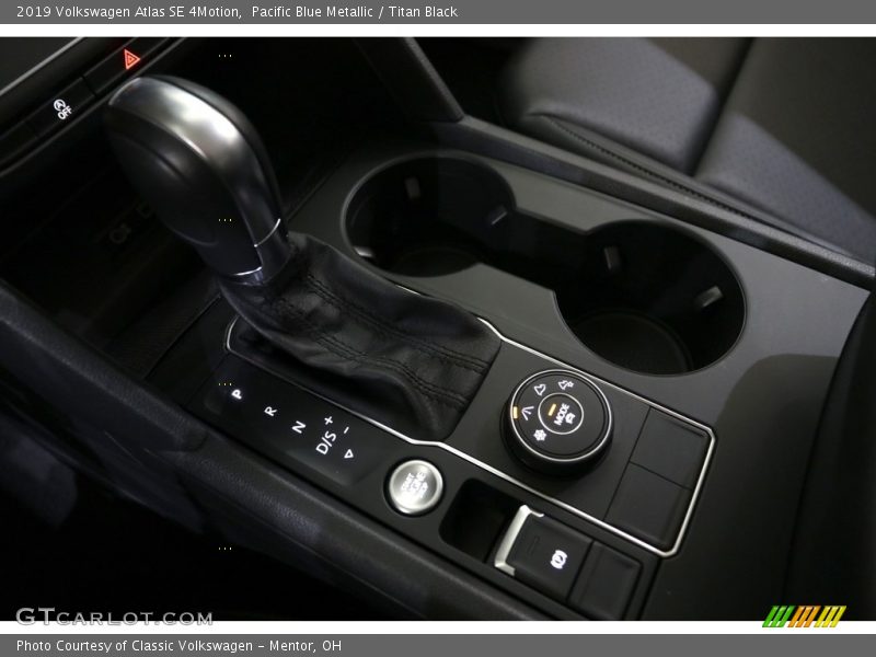 Pacific Blue Metallic / Titan Black 2019 Volkswagen Atlas SE 4Motion