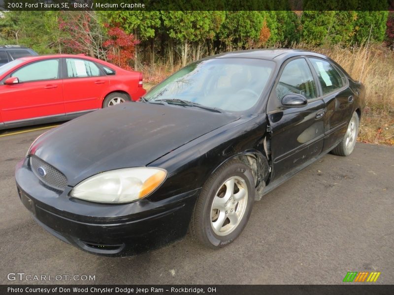 Black / Medium Graphite 2002 Ford Taurus SE