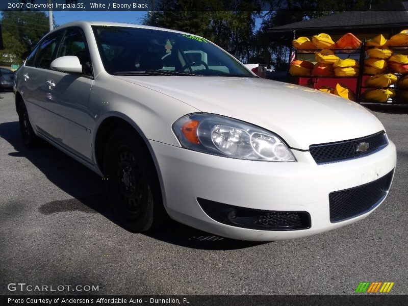 White / Ebony Black 2007 Chevrolet Impala SS