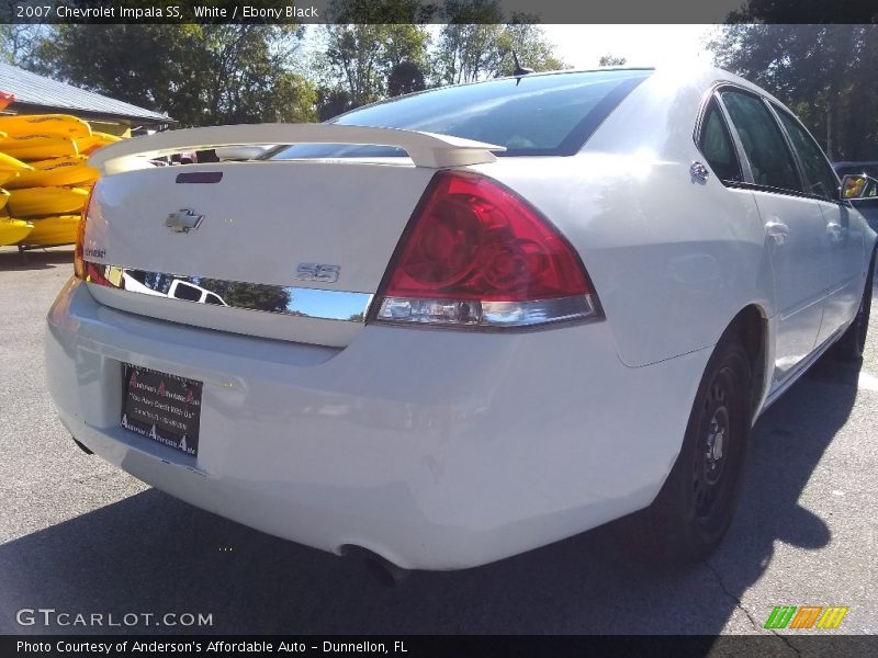 White / Ebony Black 2007 Chevrolet Impala SS
