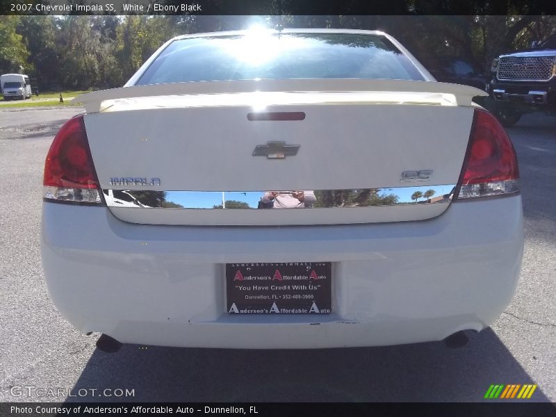 White / Ebony Black 2007 Chevrolet Impala SS