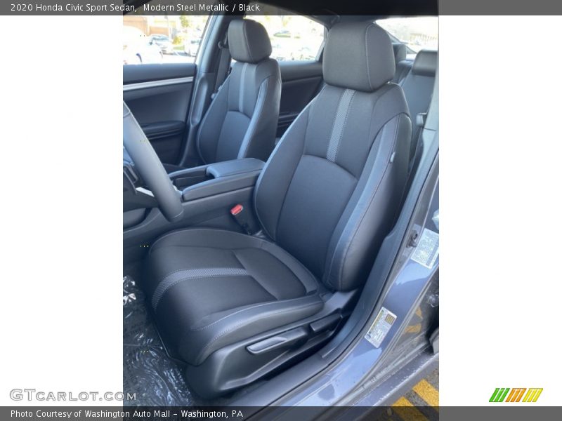 Front Seat of 2020 Civic Sport Sedan