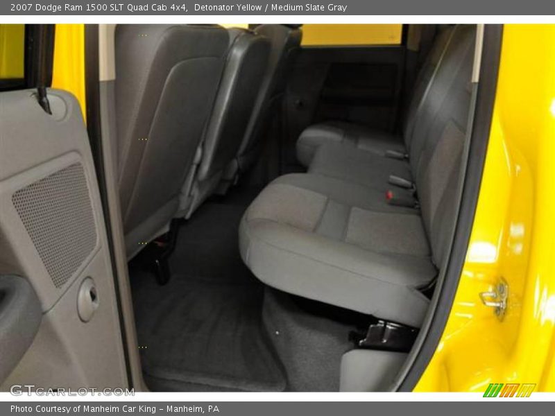 Detonator Yellow / Medium Slate Gray 2007 Dodge Ram 1500 SLT Quad Cab 4x4