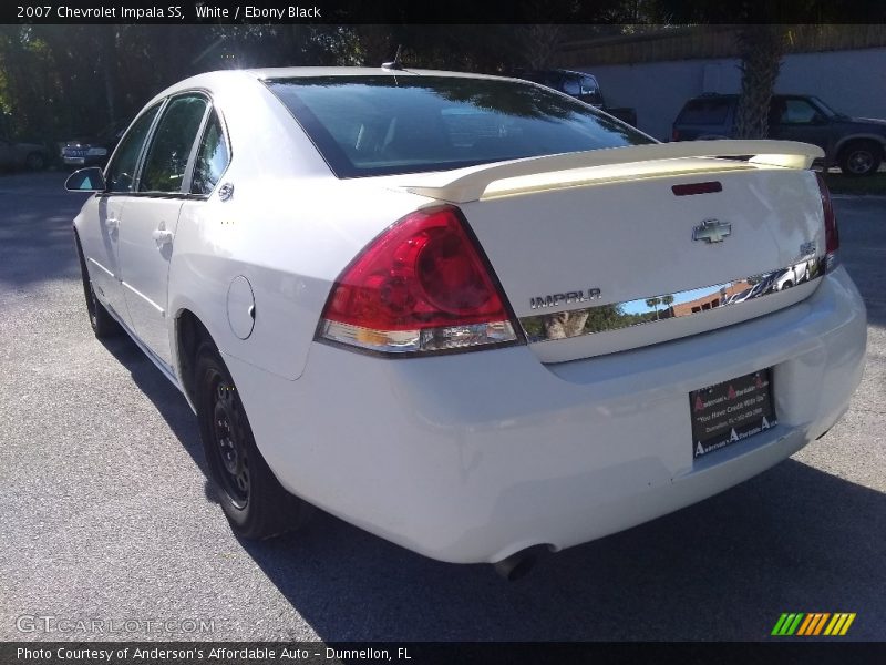 White / Ebony Black 2007 Chevrolet Impala SS