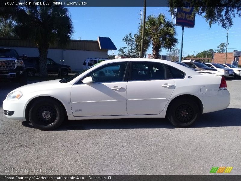 White / Ebony Black 2007 Chevrolet Impala SS