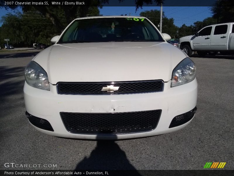 White / Ebony Black 2007 Chevrolet Impala SS