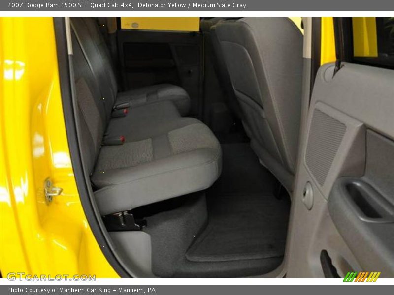 Detonator Yellow / Medium Slate Gray 2007 Dodge Ram 1500 SLT Quad Cab 4x4