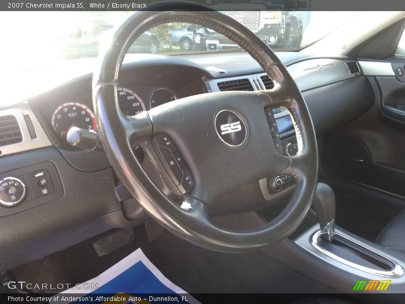 White / Ebony Black 2007 Chevrolet Impala SS
