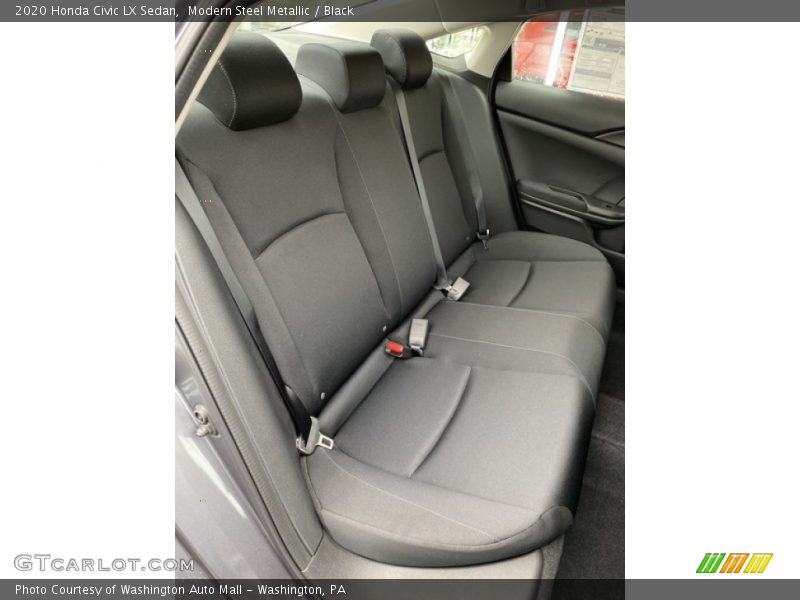 Modern Steel Metallic / Black 2020 Honda Civic LX Sedan