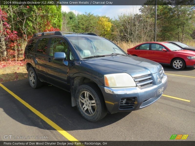 Machine Green Metallic / Charcoal Gray 2004 Mitsubishi Endeavor XLS AWD
