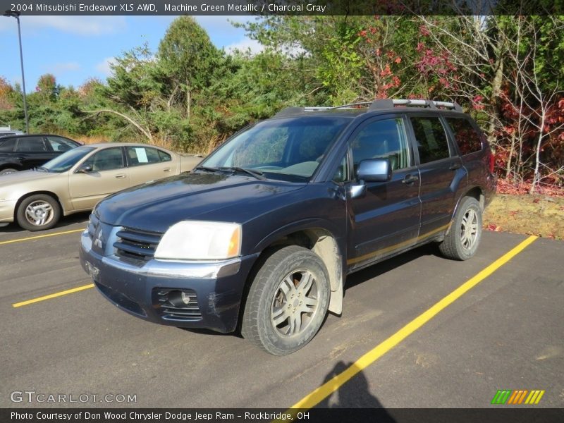 Machine Green Metallic / Charcoal Gray 2004 Mitsubishi Endeavor XLS AWD